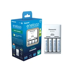 Cargador de pilas recargables Panasonic Eneloop BQ-CC51 NI-MH + 4 pilas recargables LR6/AA Eneloop 2000mAh Cargador de pilas recargables Panasonic Eneloop BQ-CC51 NI-MH + 4 pilas recargables LR6/AA Eneloop 2000mAh