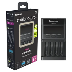 Cargador de pilas recargables Panasonic Eneloop BQ-CC65 NI-MH EKO Cargador de pilas recargables Panasonic Eneloop BQ-CC65 NI-MH EKO
