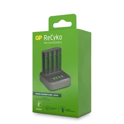 Cargador rápido 2-4 horas M451 USB + 4 pilas NiMH AA 2600 mAh + estación D451 Cargador rápido 2-4 horas M451 USB + 4 pilas NiMH AA 2600 mAh + estación D451