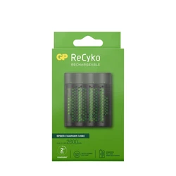 Cargador rápido 2-4 horas M451 USB + 4 pilas NiMH AA  2600 mAh