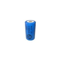 Pila NiCD D 5000 mAh cabeza plana - 1,2V - Evergreen